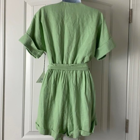 Green Lost + Wander Romper - Picture 4 of 4